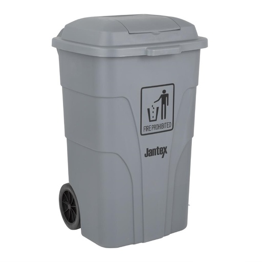 [HC923] Jantex 120Ltr Container Met Voetpedaal Grijs