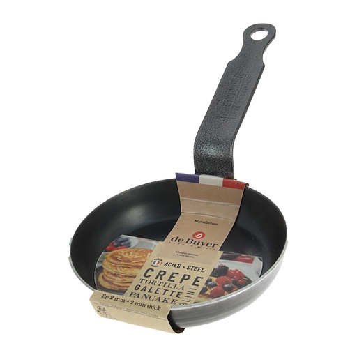 [HP598] De Buyer Blauwstalen Mini Koekenpan 12cm