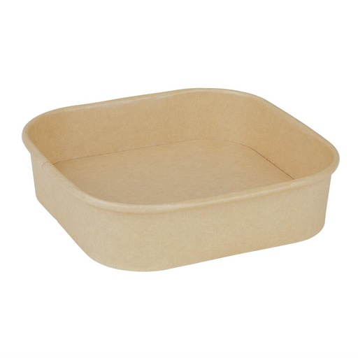 [HW015] Fiesta Recycleerbare Vierkante Container Bodems 750ml (Set Van 300)