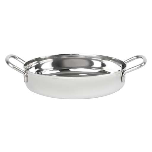 [HY102] Olympia Tafelpresentatie Dubbelhandig Schotel Roestvrij Staal 180mm