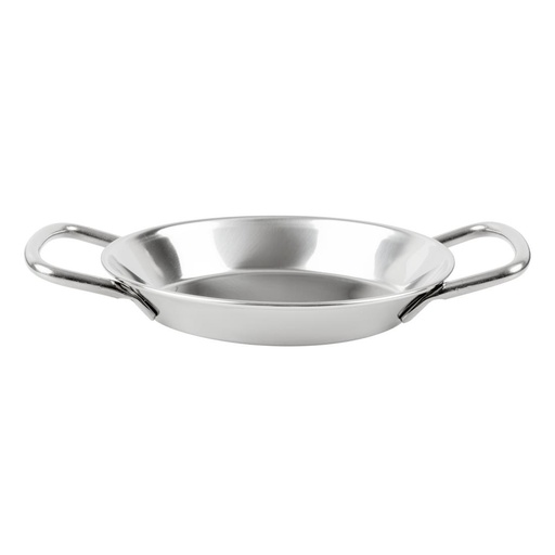 [HY103] Olympia Tafelpresentatie Mini Paellapan Roestvrij Staal 120mm
