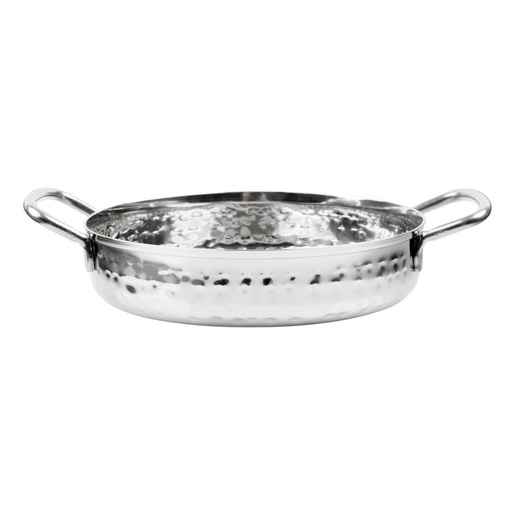 [HY110] Olympia Tafelpresentatie Handvat Schotel Roestvrij Staal Gehamerd 125mm