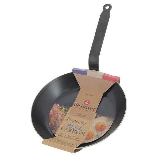 [HP597] De Buyer Zwarte IJzeren Koekenpan 24cm