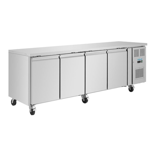 [UA049] Polar U-Series Vier Deurs Counter Koelkast 553Ltr
