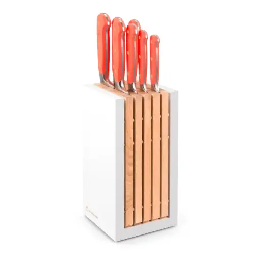 Messenblok met 7 messen - Coral Peach - Wüsthof Classic