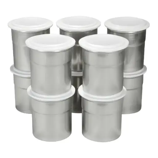 Pacojet - Chroomstalen pacotizing® bekers (10 stuks)