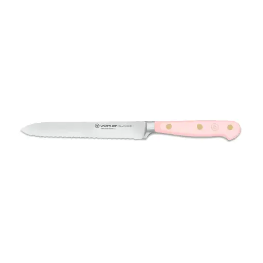 Worstmes 14 cm met golfsnede - Pink Himalayan Salt - Wüsthof Classic
