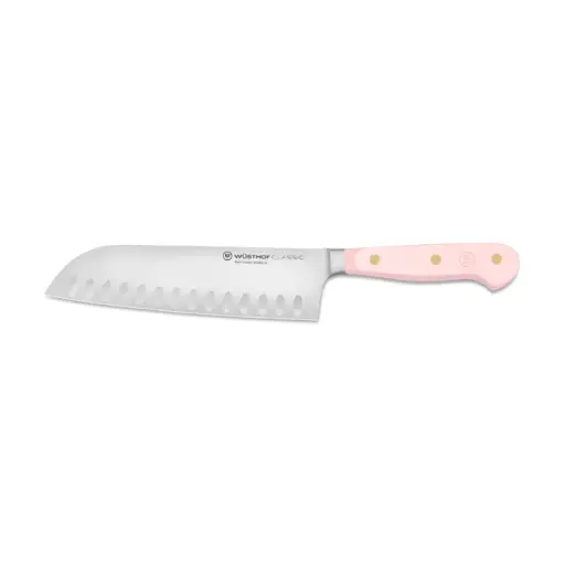 Santoku 17 cm met kuiltjes - Pink Himalayan Salt - Wüsthof Classic