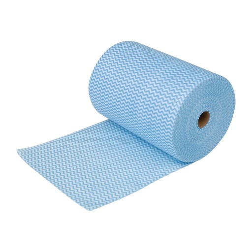 [FB968] Nisbets Essentials non-woven schoonmaakdoekjes 25x25cm blauw (300 stuks)