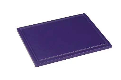 Snijplank met sapgoot/vlak - 1/2 GN - Wit