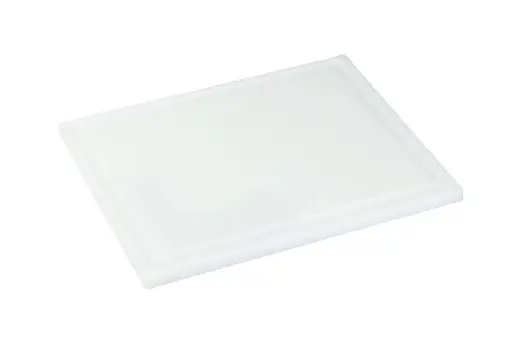 Snijplank met sapgoot/vlak - 1/1 GN - Wit