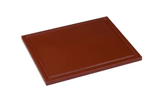 Snijplank met sapgoot/vlak - 1/1 GN - Bruin