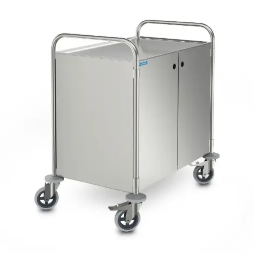 Hupfer Serveerwagen met 3- zijdige bekleding - GSW 10x6/3