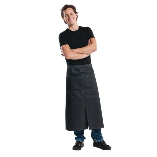 [B531] Chaud Devant 4-pockets sloof Black Denim