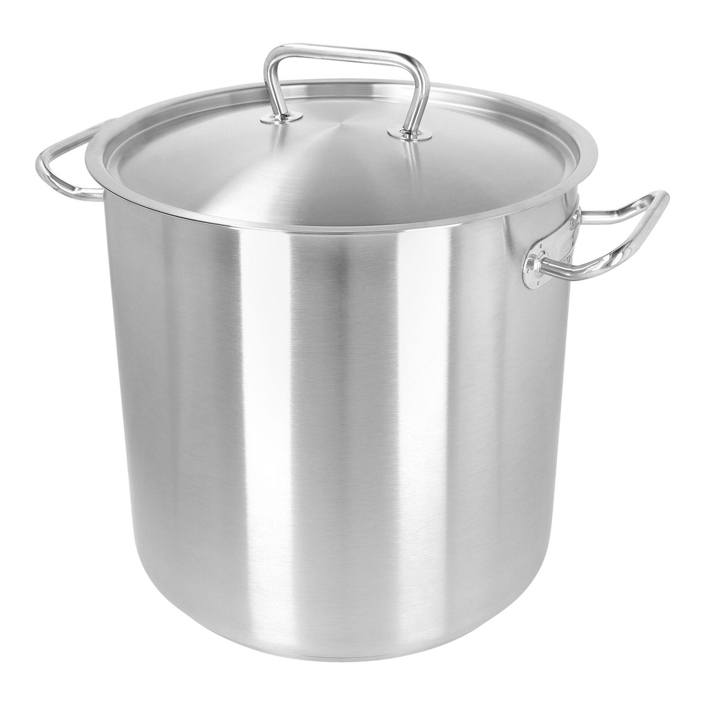 Vogue RVS steelpan 5Ltr met deksel - SA605 - van Hattem Horeca B.V