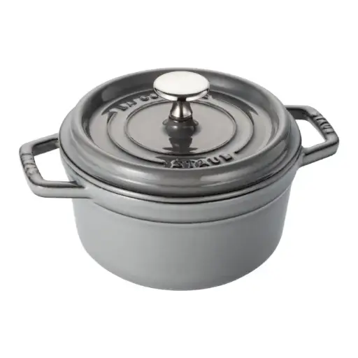 Staub La Cocotte Cocotte 16 cm / 1,25 l, Rond, Grafietgrijs