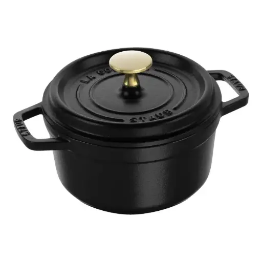 Staub La Cocotte Cocotte 16 cm / 1,25 l, Rond, Zwart