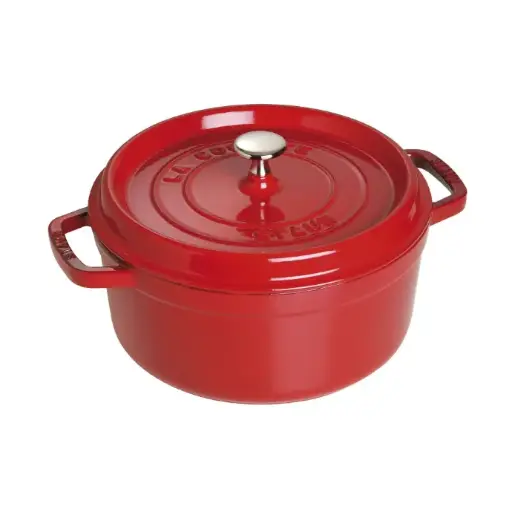 Staub La Cocotte Cocotte 26 cm / 5,25 l, Rond, Kersenrood