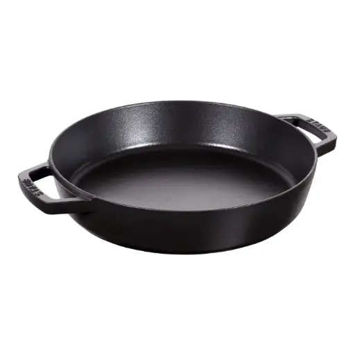 Staub Pans Koekenpan met 2 handgrepen 26 cm, Zwart
