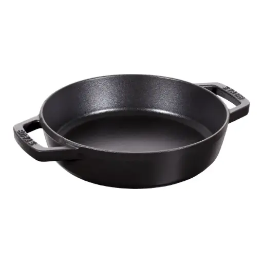 Staub Pans Koekenpan met 2 handgrepen 20 cm, Zwart