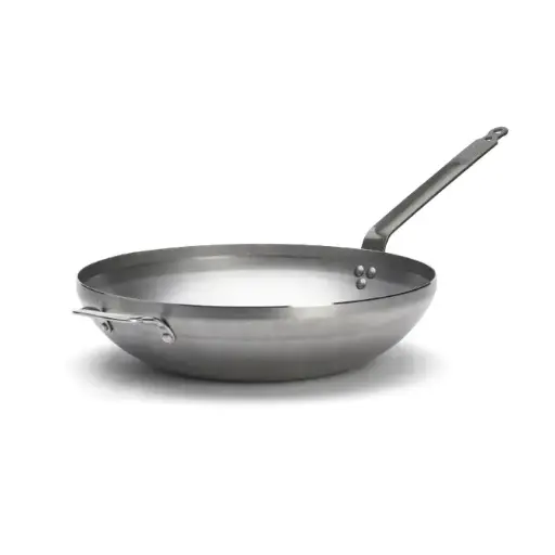 Wok plaatstaal - 40 cm - Mineral B - De Buyer