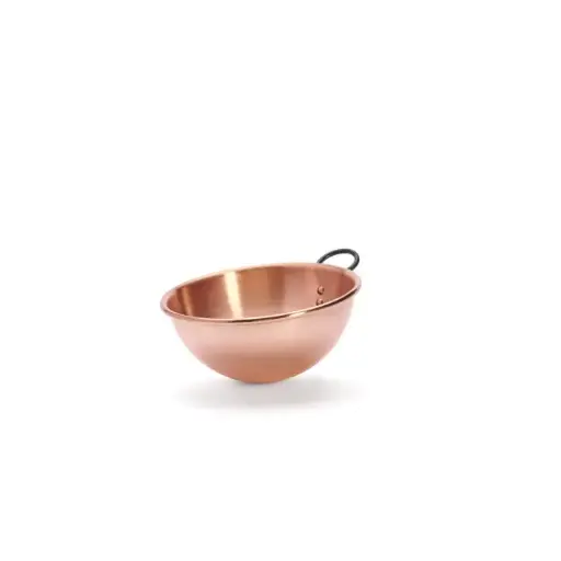 Beslagkom koper - 20 cm - halfrond / conisch -  De Buyer